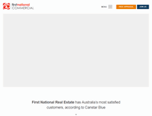 Tablet Screenshot of firstnationalcommercial.com.au